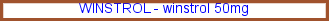 Winstrol at end of test cycle